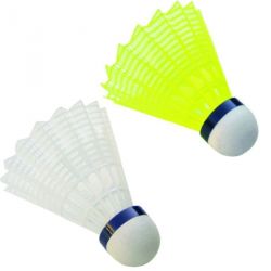 BADMINTON SHUTTLECOCKS MEDIUM CUP TUBE OF 6