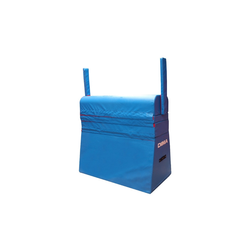 MAXI CHEVAL DE SAUT PARCOURS POLICEAVEC BARRIERES MOUSSES150 X 80 X 140 CM