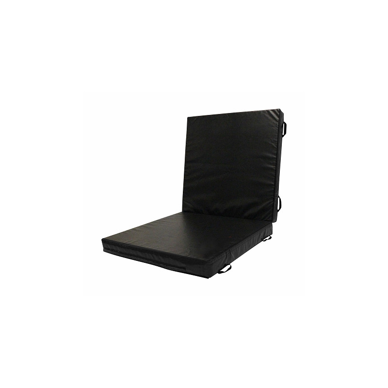 MATELAS NOIR CIRQUE/SPECTACLE REPLIABLE EN 2 PARTIES | DIMASPORT