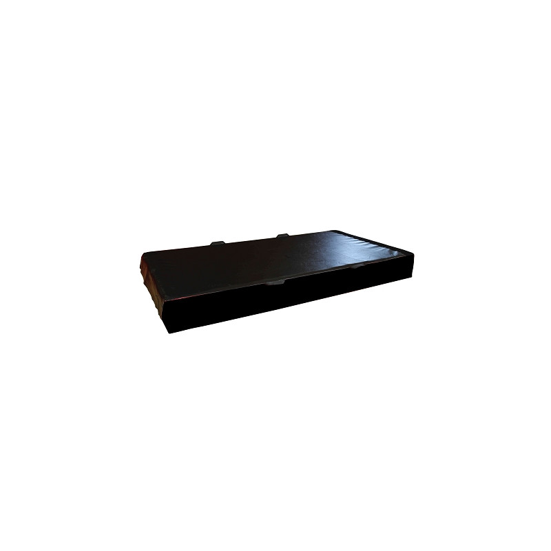 DUAL DENSITY BLACK MATWITH ATTACHMENT STRIPS