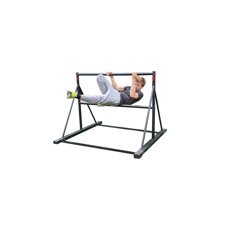 DOUBLE BARRES FENÊTRE PARKOUR AVEC TIRANTS - 1M25 | DIMASPORT