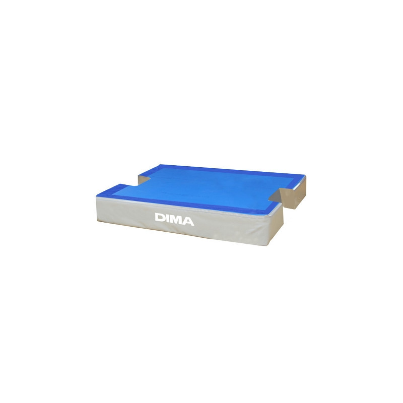 GYMNASTIC COMPETITION LANDING MATWITH CUT-OUTS FOR HORIZONTA BAR - 50X300X20CM