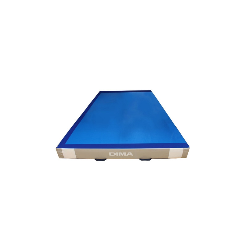 TAPIS BI DENSITE POUR COMPETITION - 400x200x20 CM  REGLEMENTAIRE FIG - VELCRO 3 COTES + BAVETTE