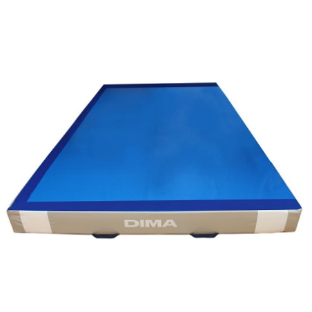 TAPIS BI DENSITE POUR COMPETITION - 400x200x20 CM  REGLEMENTAIRE FIG - VELCRO 3 COTES + BAVETTE