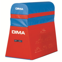 MAXI GYMNASTIC FOAM VAULTING HORSE 150x80x140cm - DIMASPORT
