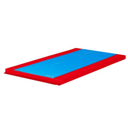 2-colour end assembling mats with red edging