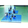 SURFACE D’ÉVOLUTION DE GYMNASTIQUE BLEU REPLIABLE - DIMASPORT