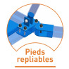 Barres asymetriques a poseravec roulements et matelas integre