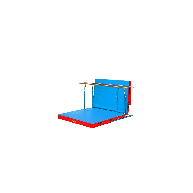 Barres paralleles a poser avec roulementset matelas integres