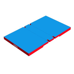 Folding mattress for parallel and mixed bars 450 x 250 x 20 cm