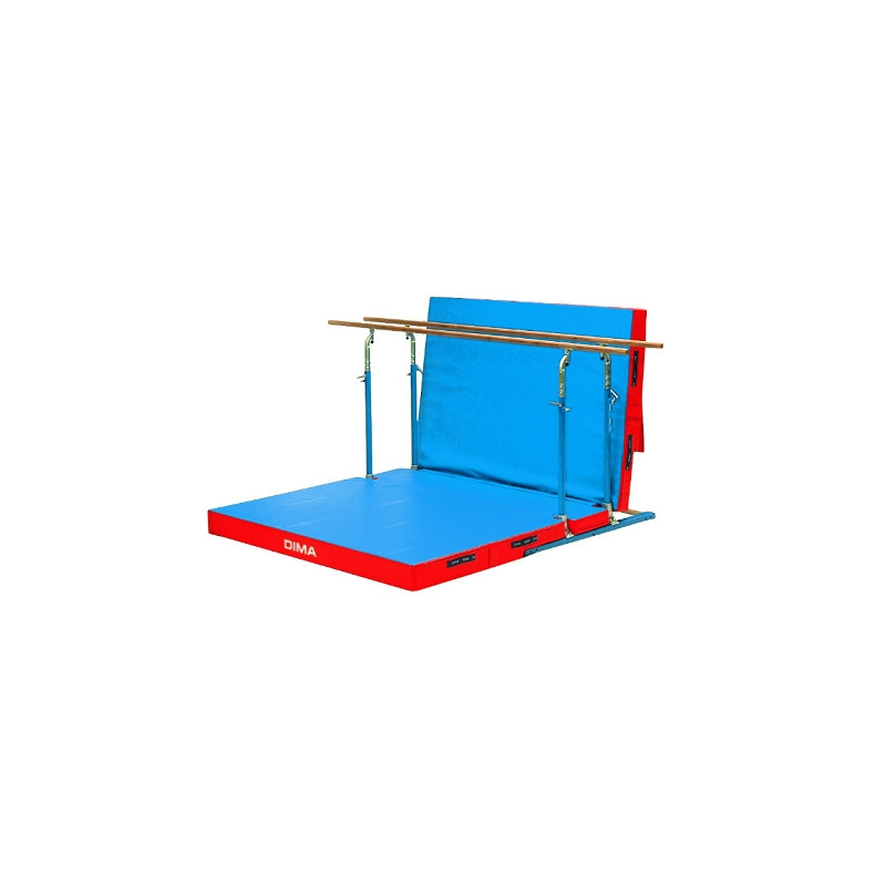 Barres mixtes a poseravec roulements et matelas integre