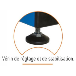 POTEAUX BADMINTON CLUB 26KG LA PAIRE - DIMASPORT