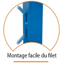 POTEAUX BADMINTON CLUB 26KG LA PAIRE - DIMASPORT