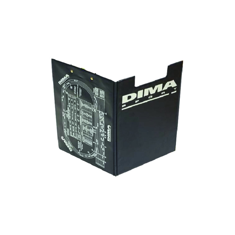 CLIPBOARD WITH ATHLETICS INFORMATIONS AND TRACK MARKING - DIMASPORT
