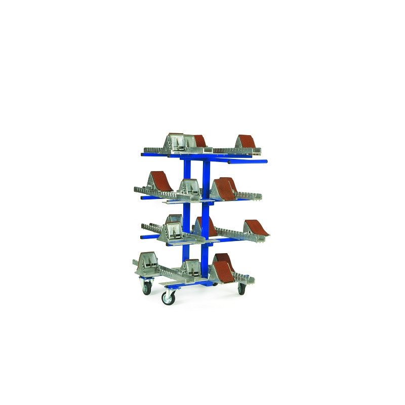 Starting blocks cart - on the flatfor 8 starting blocks