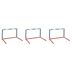  10 HEIGHTS TRACK SCHOOL HURDLES - SET OF 3 OR 6 - DIMASPORT