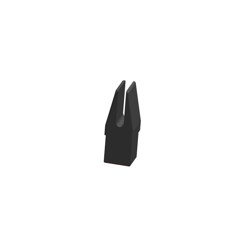 Rubber support for school hurdle board