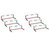 Mini haies scolaires e.p.s.lot de 3 ou 6
