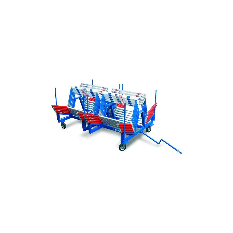 Cart for 60 competition hurdles