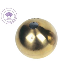 Iaaf certified brass-plated steel shot