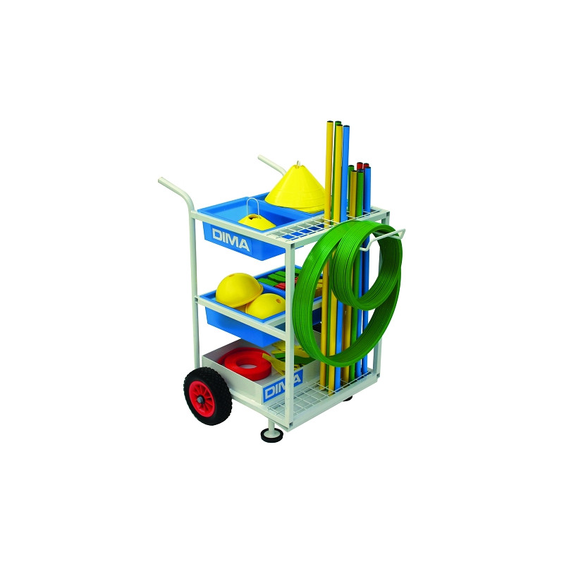 MULTI-PURPOSE SPORTS EQUIPMENT TRANSPORT TROLLEY | DIMASPORT
