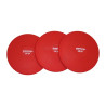 DISQUE INITIATION CAOUTCHOUC SOUPLE -LOT DE 3 | ATHLÉTISME| DIMASPORT