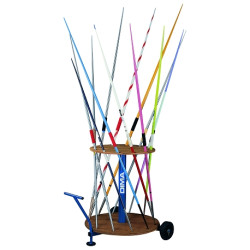 Round javelin rack