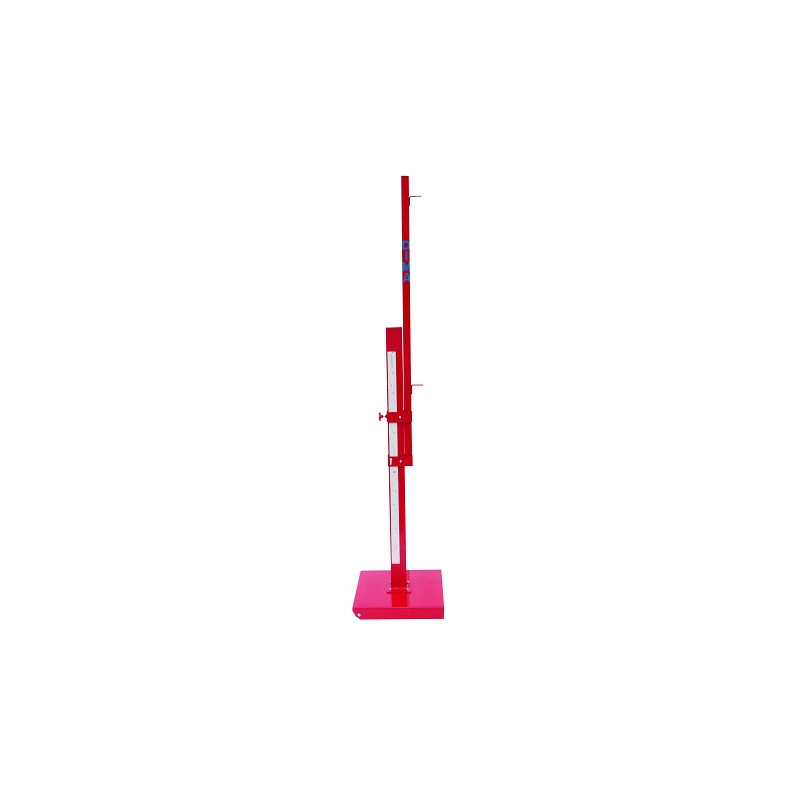 Competition telescopic steel high jump standards (per pair)