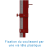Competition telescopic steel high jump standards (per pair)