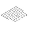 Galvanized platform for basic pole vault landing system 4.25x5.00x0.10m