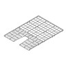 Galvanized platform for basic pole vault landing system 4.25x5.00x0.10m
