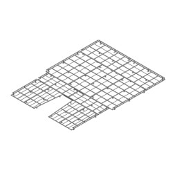 Galvanized platform for basic pole vault landing system 4.25x5.00x0.10m