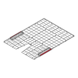 Galvanized platform for basic pole vault landing system 4.25x5.00x0.10m