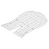 Galvanized platform for basic pole vault landing system 4.25x5.00x0.10m