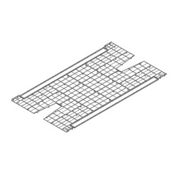 Galvanized platform for basic pole vault landing system 4.25x5.00x0.10m