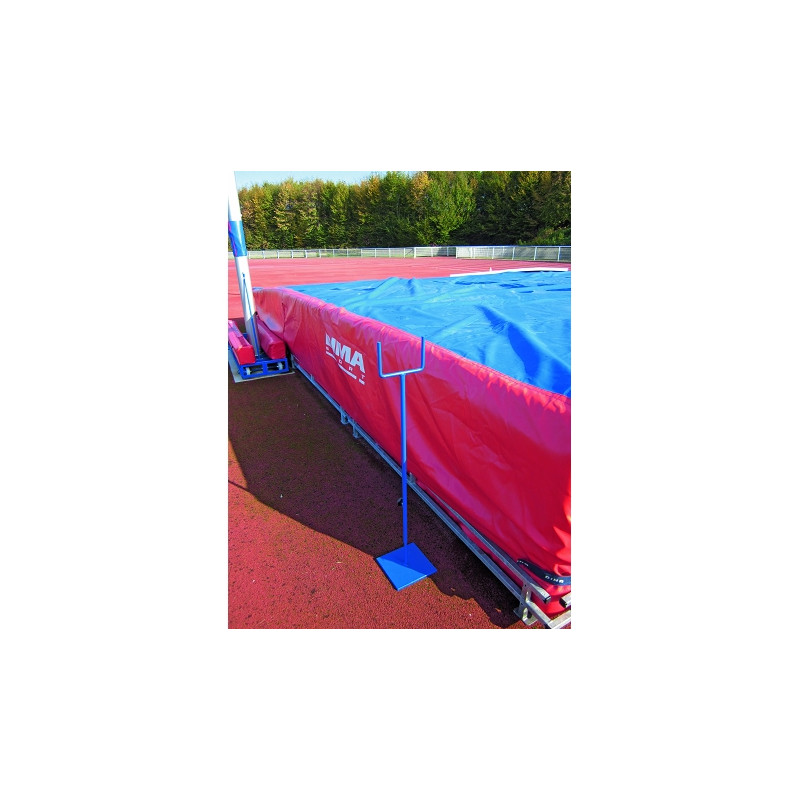 Support for foldable pole-vault standards (per pair)