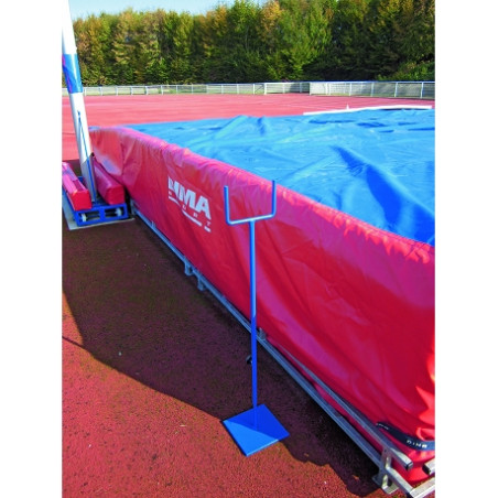 Support for foldable pole-vault standards (per pair)