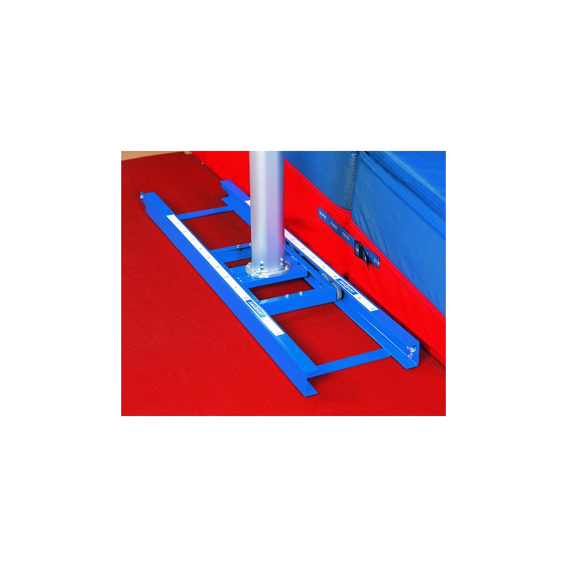Standard pole vault rails with slider carts - width 350mm(per pair)