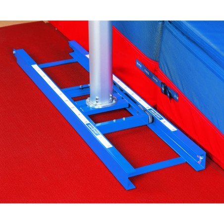 Standard pole vault rails with slider carts - width 350mm(per pair)