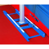 Standard pole vault rails with slider carts - width 350mm(per pair)