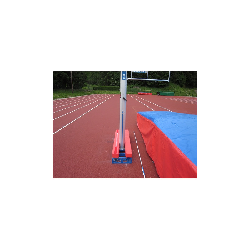 POLE-VAULT RAIL BASE PAD