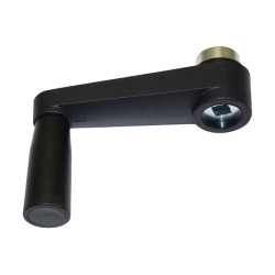 Pole-vault upright resin cranking handle