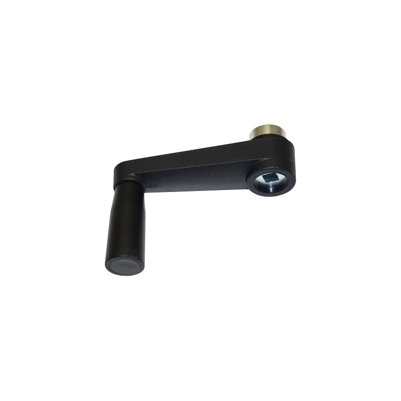 Pole-vault upright resin cranking handle