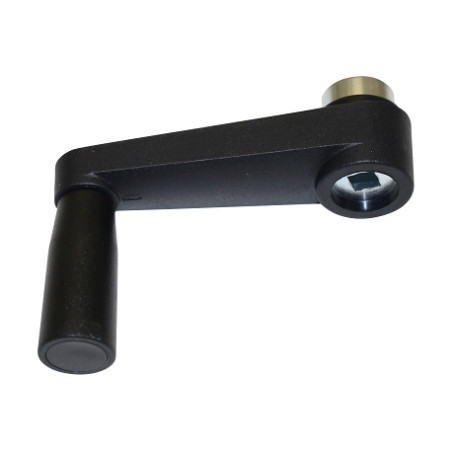 Pole-vault upright resin cranking handle
