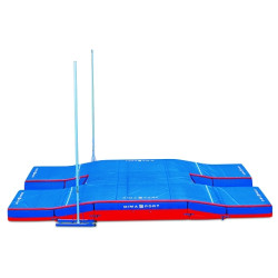 Meeting double-frontsingle coverpole vault landing system10.00 x 5.00 x 0.80/0.50m