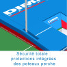 International double-front up & down single cover pole vault landing system 11.00 x 6.00 x 0.80/0.40m