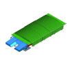 Garage sur roues fixes pour sautoir perche meeting double entrees10.60 x 5.60m