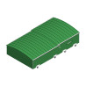 Garage sur roues fixes pour sautoir hauteur challenger6.50 x 3.80m
