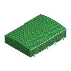 Garage sur roues fixes pour sautoir hauteur challenger i.a.a.f.6.50 x 4.80m