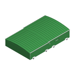 Garage sur roues fixes pour sautoir hauteur grand championnat 7.50 x 4.80m